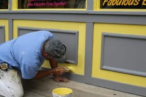 Commercial shop front painter frankston